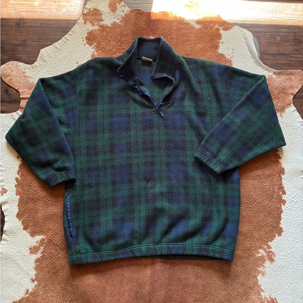1990's Bugle Boy men's fleece winter quarter zip
Size XL